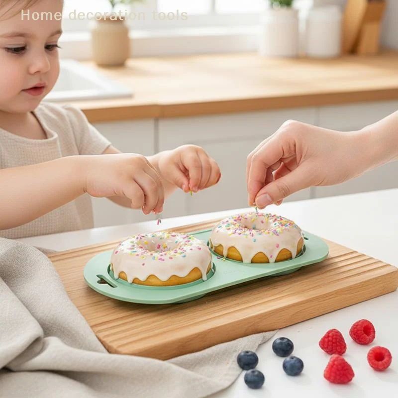 portable2 Cavity Silicone Doughnut Mold Unique Heart Round Flower Shape Mould Easy Release for Baking Pastries Desserts at Home
portable2 Cavity Silicone Doughnut Mold Unique Heart Round Flower Shape Mould Easy Release for Baking Pastries Desserts at Home