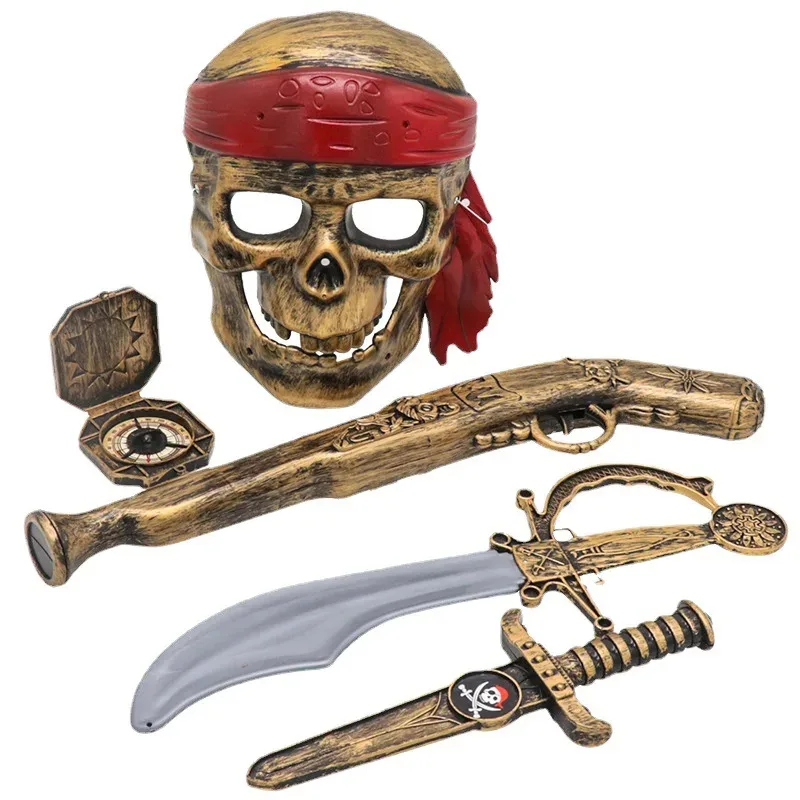 5 Sets of Pirate Costumes Toy Mask Accessories Children's Pirate Cosplay Sets Pirate Supplies Children's Party Gifts Halloween
5 Sets of Pirate Costumes Toy Mask Accessories Children's Pirate Cosplay Sets Pirate Supplies Children's Party Gifts Halloween