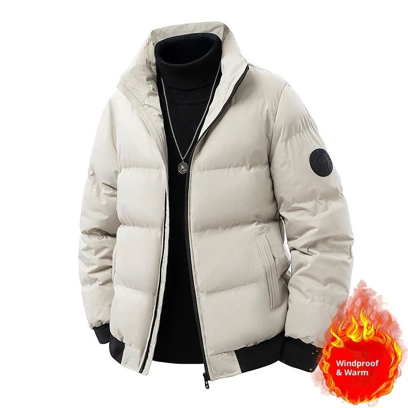 2025 Tiger Head Cotton Jacket Autumn Winter Thick Warm Puffer Jacket Loose Casual Plus Size Men's Top 2025 New Style
2025 Tiger Head Cotton Jacket Autumn Winter Thick Warm Puffer Jacket Loose Casual Plus Size Men's Top 2025 New Style