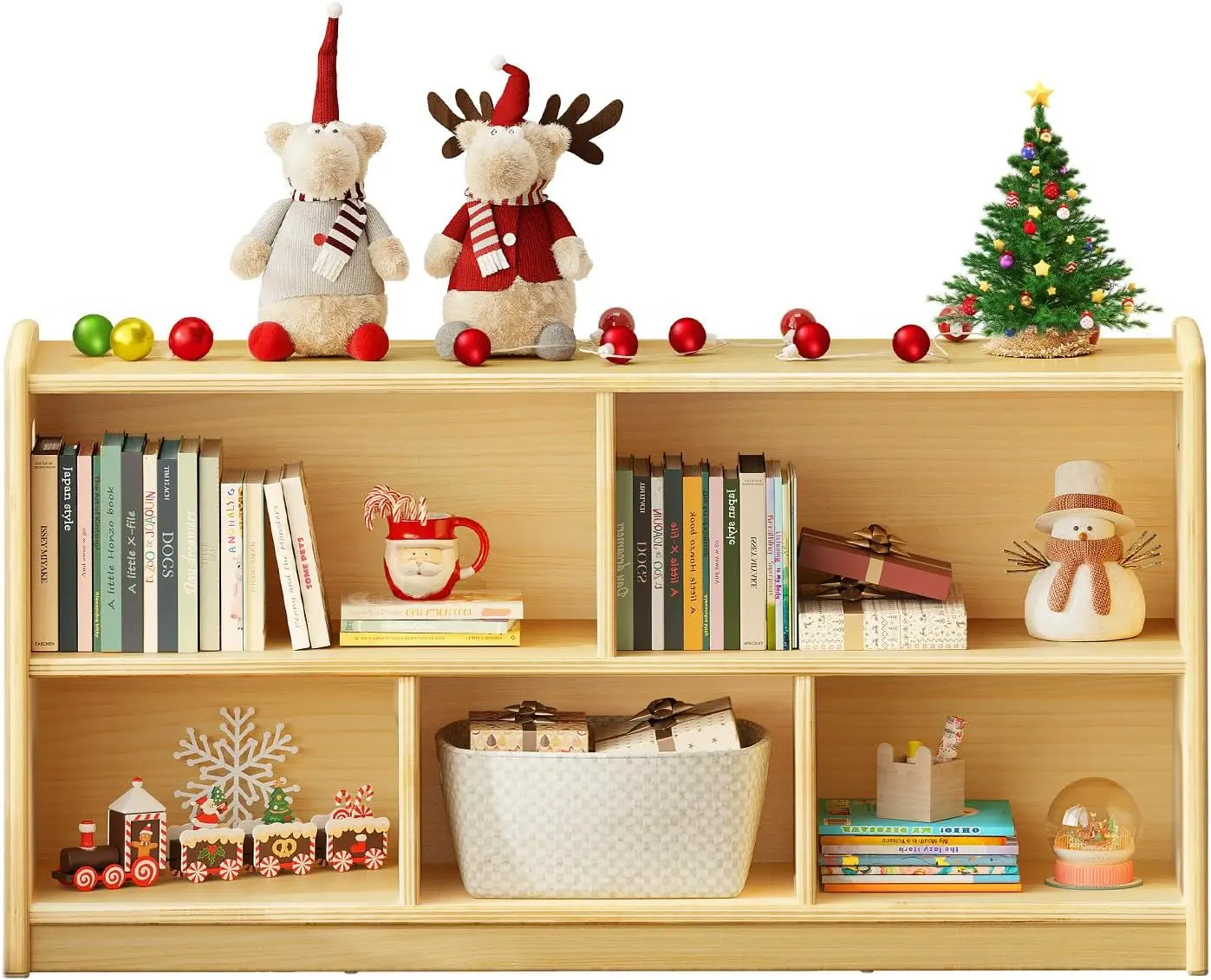 2-Tier Wood Montessori Cabinet for Kids, Toy Organizer and Storage Shelf for Nursery, Playroom
2-Tier Wood Montessori Cabinet for Kids, Toy Organizer and Storage Shelf for Nursery, Playroom