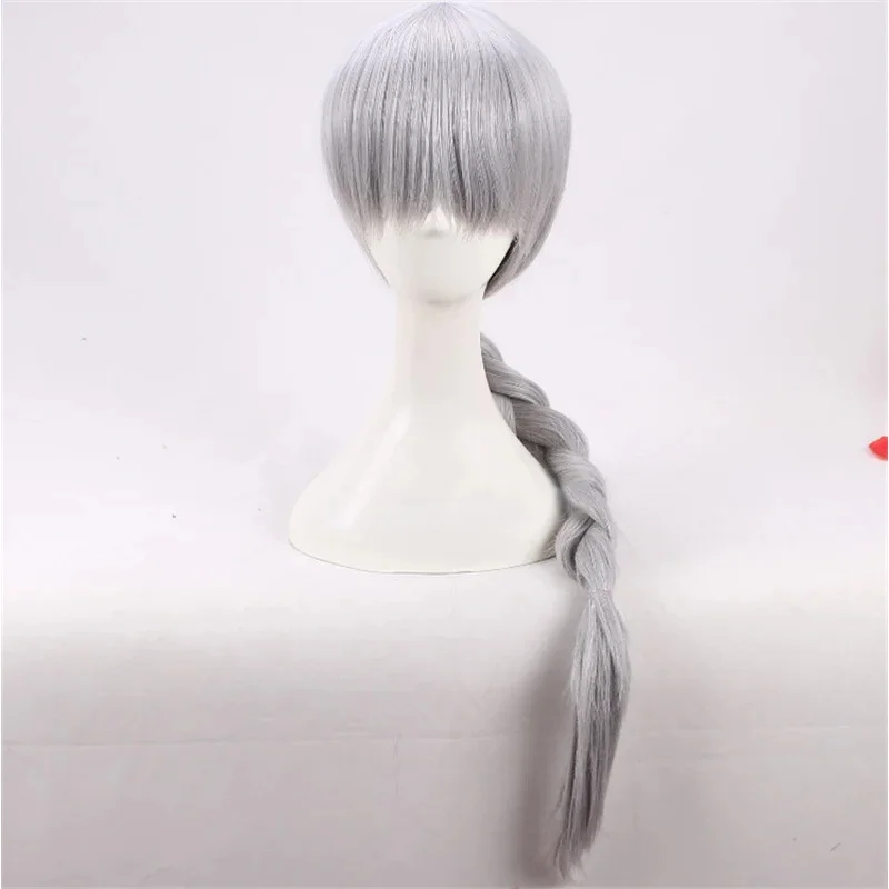 Sophie Hatter 80cm Long Braids Silver Gray Sufi Cosplay Synthetic Hair Wigs + Wig Cap
Sophie Hatter 80cm Long Braids Silver Gray Sufi Cosplay Synthetic Hair Wigs + Wig Cap