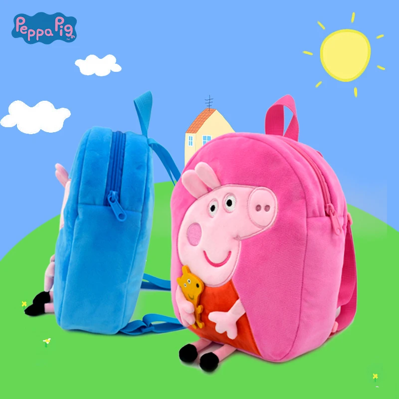 Рюкзак-игрушка Пеппа Пиг 27 см, плюшевый рюкзак для детского сада, сумка через плечо, кукла, мультяшный Джордж, подарок для девочек на день рождения, школьный ранец, игрушка
Рюкзак-игрушка Пеппа Пиг 27 см, плюшевый рюкзак для детского сада, сумка через плечо, кукла, мультяшный Джордж, подарок для девочек на день рождения, школьный ранец, игрушка