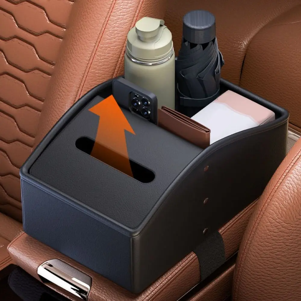 Multifunctional Car Armrest Storage Box Universal Save Space Car Tissue Box Large Capacity Leather Water Cup Holder Glasses
Multifunctional Car Armrest Storage Box Universal Save Space Car Tissue Box Large Capacity Leather Water Cup Holder Glasses