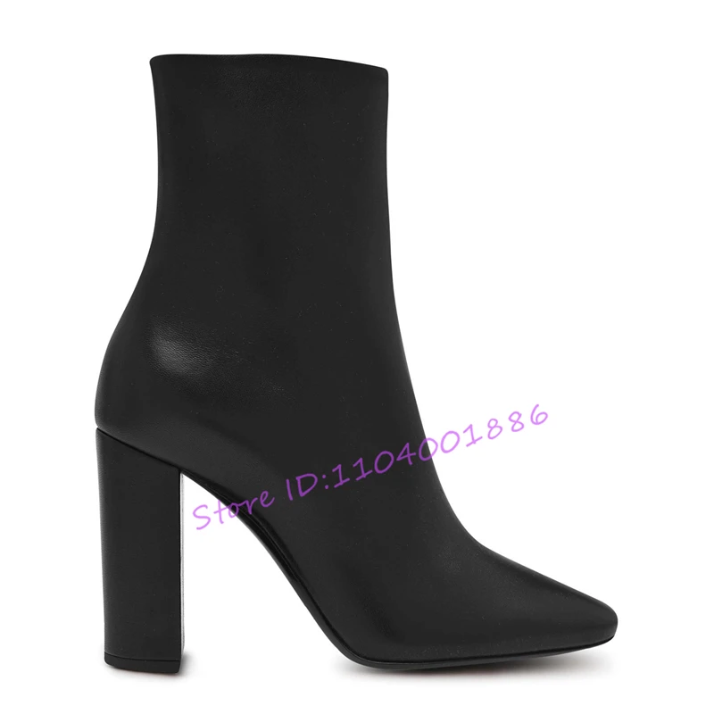 Весенне-осенние черные кожаные полусапожки с острым носком, ботинки челси на толстом высоком каблуке с боковой молнией, модная женская обувь ручной работы
Весенне-осенние черные кожаные полусапожки с острым носком, ботинки челси на толстом высоком каблуке с боковой молнией, модная женская обувь ручной работы