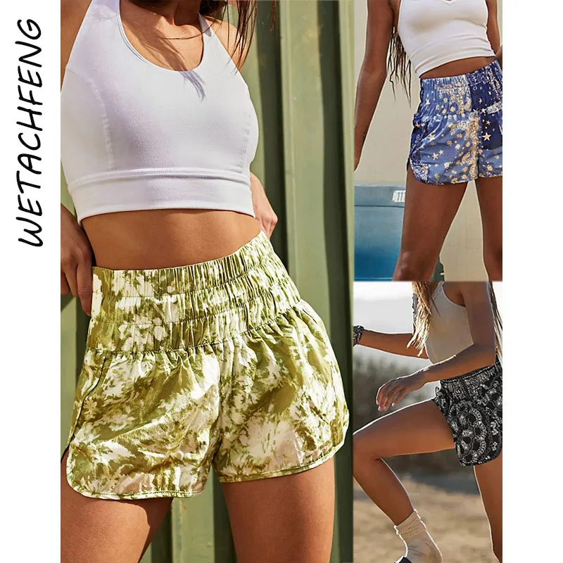 Women's Shorts Tie Dye Print Outdoor Beach Elasticity High Waist Short Pants Summer Casual Cycling Sports Homwear Shorts Clothes
Women's Shorts Tie Dye Print Outdoor Beach Elasticity High Waist Short Pants Summer Casual Cycling Sports Homwear Shorts Clothes