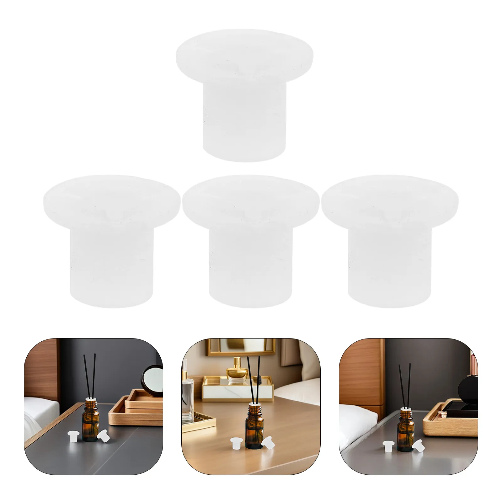 30Pcs Aromatherapy Reed Diffuser Bottle Stopper Seal Leakproof Essential Oil Cap Replacement for Home Office Car Scented Oil
30Pcs Aromatherapy Reed Diffuser Bottle Stopper Seal Leakproof Essential Oil Cap Replacement for Home Office Car Scented Oil