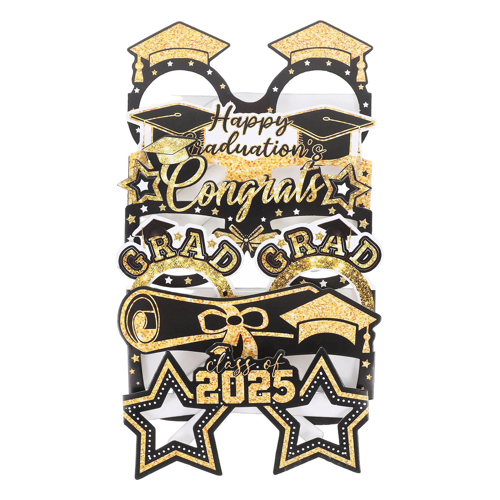 6pcs Graduation Party Glasses 2025 Photo Props Paper Material Lightweight Comfort Eyewear Novelty Shine Booth Favors Prom
6pcs Graduation Party Glasses 2025 Photo Props Paper Material Lightweight Comfort Eyewear Novelty Shine Booth Favors Prom