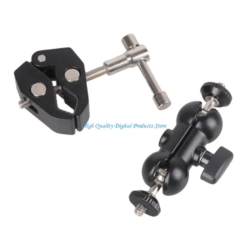 U2JE Flexible 360 Degree Adjustable Clamp 1/4 3/8 Thread For Camera Mounts And Stands
U2JE Flexible 360 Degree Adjustable Clamp 1/4 3/8 Thread For Camera Mounts And Stands