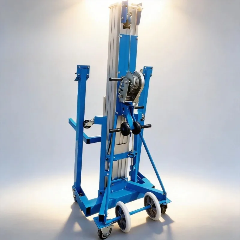 Aluminum Alloy Mobile Lift Hand Cranked Elevating Platform For Indoor Lifting Work Material Handling And Height Support Jobs Use
Aluminum Alloy Mobile Lift Hand Cranked Elevating Platform For Indoor Lifting Work Material Handling And Height Support Jobs Use