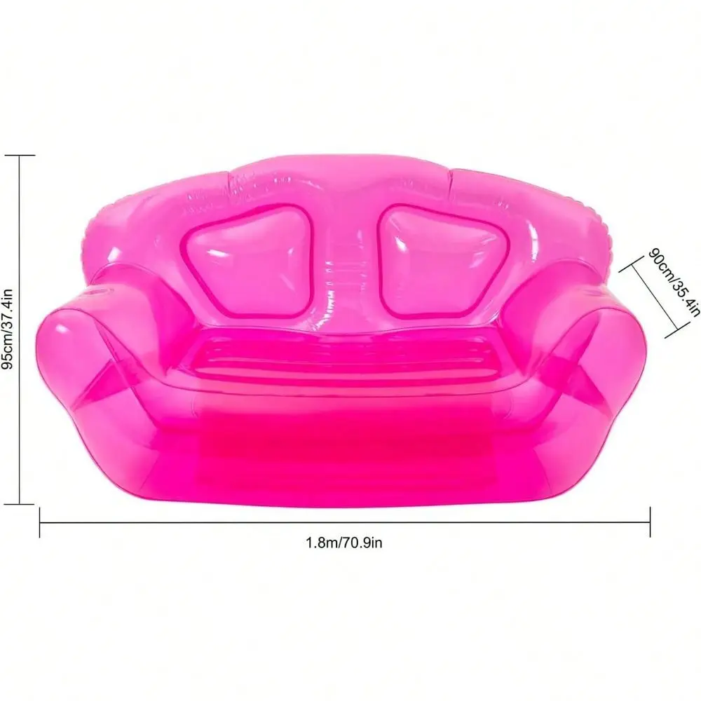 LOYALHEARTDYBTG Transparent Inflatable Sofa, Seat Blow Up Chair Yard Portable Inflatable Couch Air Couch Patio Blow Up Furnitur
LOYALHEARTDYBTG Transparent Inflatable Sofa, Seat Blow Up Chair Yard Portable Inflatable Couch Air Couch Patio Blow Up Furnitur