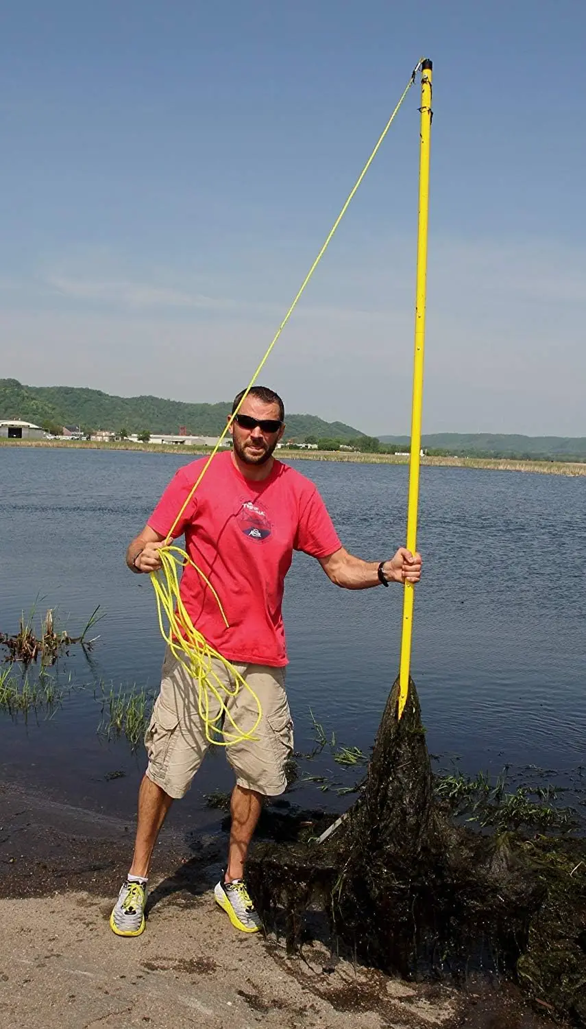 Heavy Duty Collapsible Aluminum Lake Rake for Removal of Weeds, Leaves, & Floating Scum, Shoreline
Heavy Duty Collapsible Aluminum Lake Rake for Removal of Weeds, Leaves, & Floating Scum, Shoreline