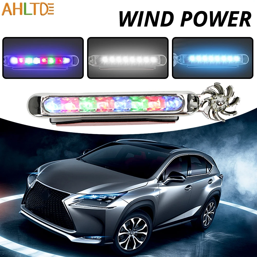 1pcs Auto Wind Power Grille Daytime Running Lights White Blue Colorful Fan Rotation Decorative Turn Signal Fog lamps Warning DRL
1pcs Auto Wind Power Grille Daytime Running Lights White Blue Colorful Fan Rotation Decorative Turn Signal Fog lamps Warning DRL