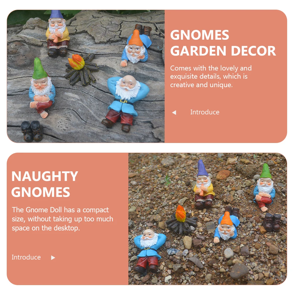 Garden Gnomes Decoration Casual Elf Ornaments Outdoor Resin Miniature Sculpture Sculptures Fairy Figurines
Garden Gnomes Decoration Casual Elf Ornaments Outdoor Resin Miniature Sculpture Sculptures Fairy Figurines