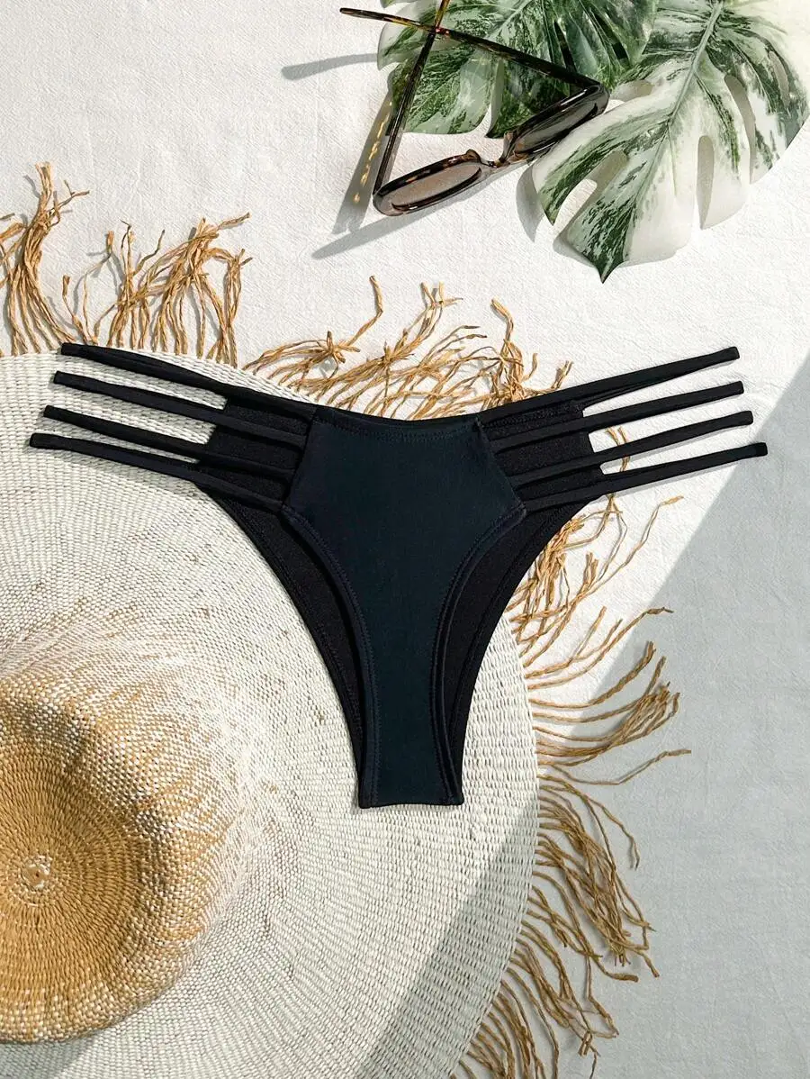 Women Solid Color Hollow Out Minimalist Bikini Bottom Summer Beach Swimwear
Women Solid Color Hollow Out Minimalist Bikini Bottom Summer Beach Swimwear