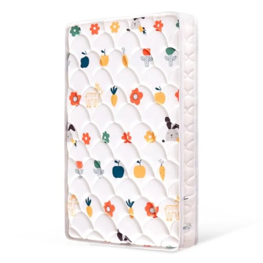 Mini Crib Mattress 38" x 24" x 4"- Firm Support and Comfort Premium Foam, Noiseless and Odorless, Hypoallergenic Mini Crib Matt
Mini Crib Mattress 38" x 24" x 4"- Firm Support and Comfort Premium Foam, Noiseless and Odorless, Hypoallergenic Mini Crib Matt