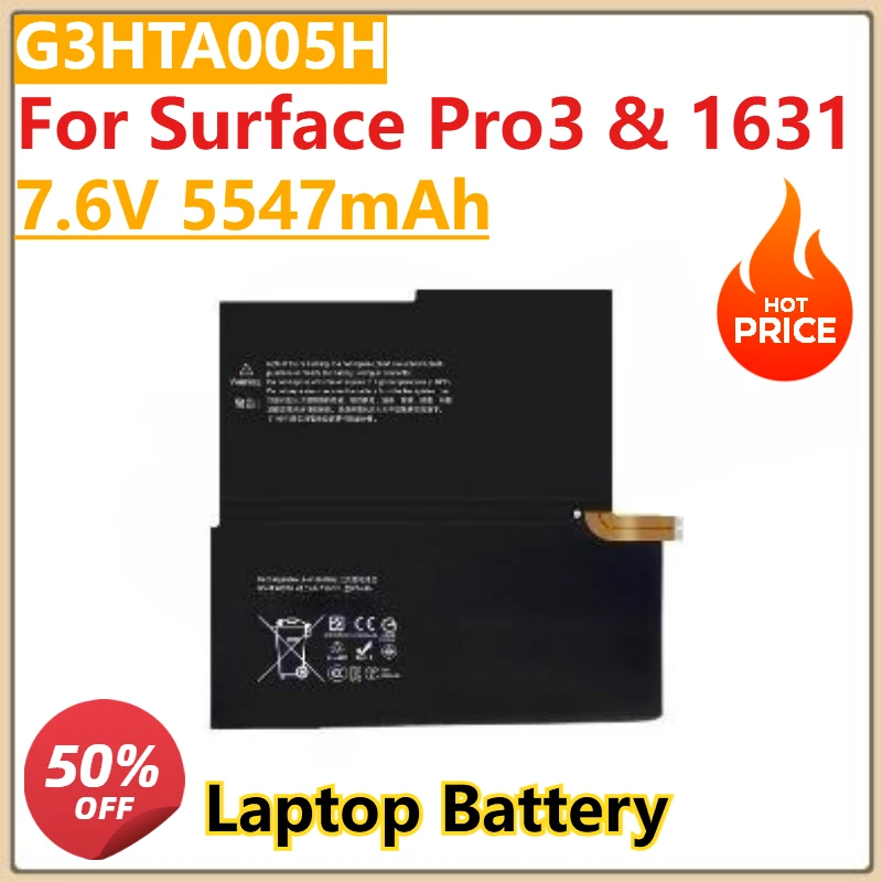 New Battery 4414mAh-7270mAh For Microsoft Surface Pro 4 1724 12.3 3 1631 645 8 1982 1 1983 X 1876 2 1601 1 1514 7 1866 2019
New Battery 4414mAh-7270mAh For Microsoft Surface Pro 4 1724 12.3 3 1631 645 8 1982 1 1983 X 1876 2 1601 1 1514 7 1866 2019