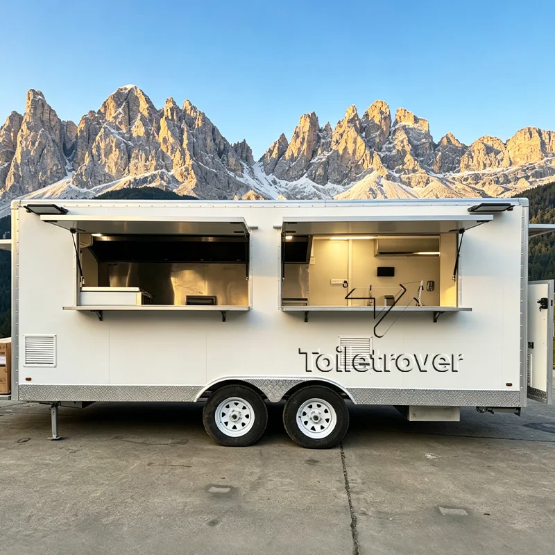 High Quality Fast Food Carts Commercial Food Trailer Ice Cream Food Truck Trailer Customized Food Truck with Air Conditioner
High Quality Fast Food Carts Commercial Food Trailer Ice Cream Food Truck Trailer Customized Food Truck with Air Conditioner