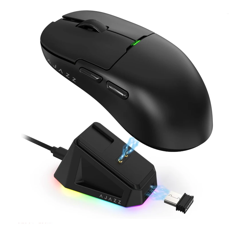 Беспроводная игровая мышь Ajazz AJ159P MC, 12000 DPI, три режима подключения (2.4G/Bluetooth/проводной), магнитная зарядная док-станция RGB, ультралегкая (56 г)
Беспроводная игровая мышь Ajazz AJ159P MC, 12000 DPI, три режима подключения (2.4G/Bluetooth/проводной), магнитная зарядная док-станция RGB, ультралегкая (56 г)