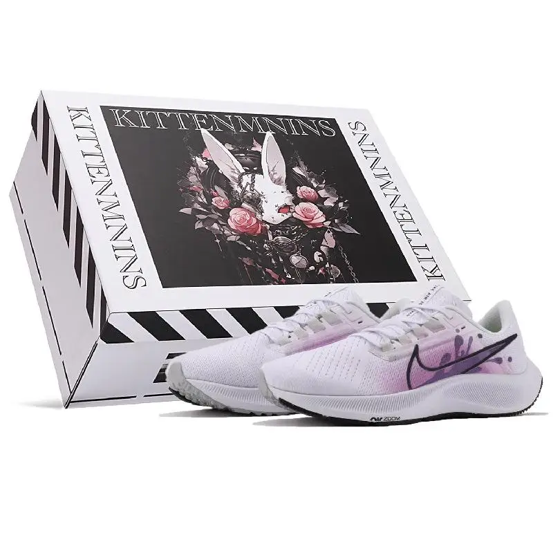 【Customize】Nike Pegasus 38 Running Shoes Men Low-top White/purple Sneakers shoes CW7356-100
【Customize】Nike Pegasus 38 Running Shoes Men Low-top White/purple Sneakers shoes CW7356-100
