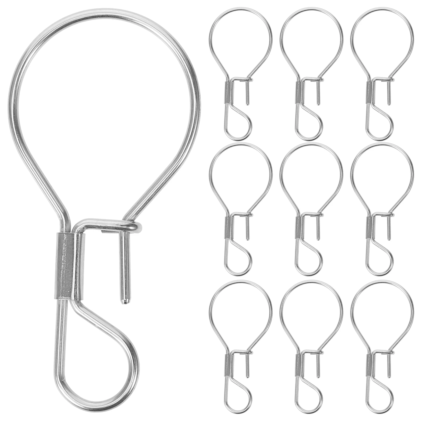 10pcs Fish Snap Locks Stainless Steel Angled Design for Fishing Tackle Gear Small Buckles Mini Replacement Tools
10pcs Fish Snap Locks Stainless Steel Angled Design for Fishing Tackle Gear Small Buckles Mini Replacement Tools