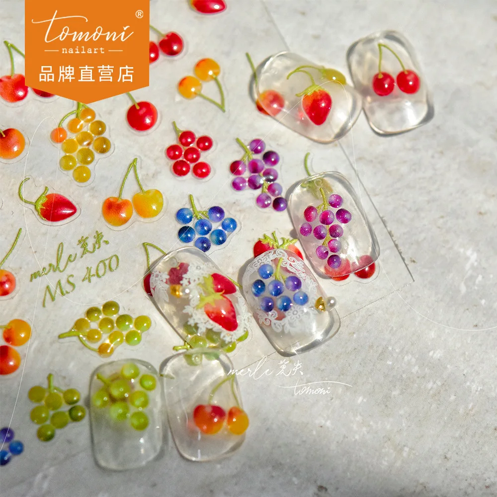 1pcs 5D Kawaii Jelly Cherry Nail Art Sticker Sweet Cartoon Fruit Self Adhesive Slider Sticker For DIY Nail Art Decoration Decals
1pcs 5D Kawaii Jelly Cherry Nail Art Sticker Sweet Cartoon Fruit Self Adhesive Slider Sticker For DIY Nail Art Decoration Decals