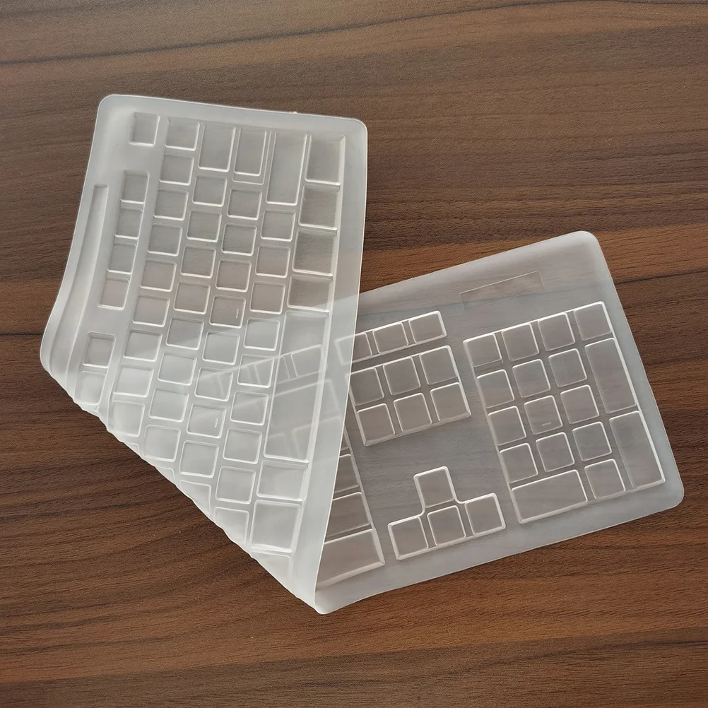 2 Pcs Keyboard Cover Silicone Film Protective Protection White Accessory Waterproof
2 Pcs Keyboard Cover Silicone Film Protective Protection White Accessory Waterproof
