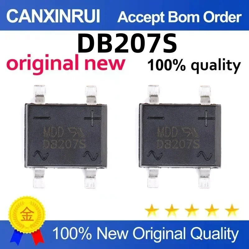 (5-100 pieces) Brand new original DB207S SOP-4 bridge stack spot chip IC
(5-100 pieces) Brand new original DB207S SOP-4 bridge stack spot chip IC