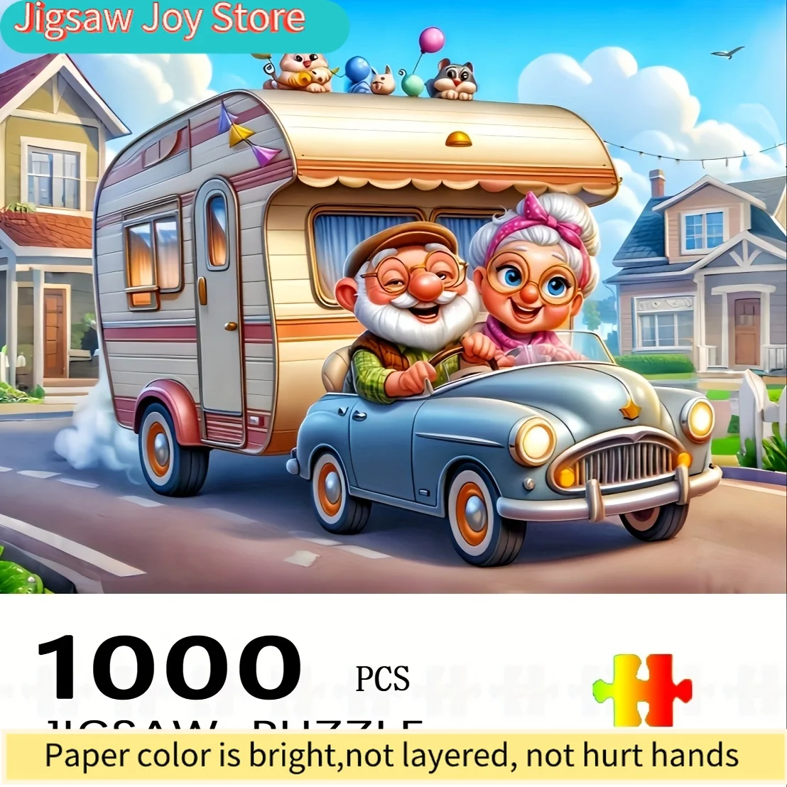 Пазл с изображением очаровательной пожилой пары в кабриолете, предназначенный для взрослых. Это большое бумажное пазл-пазлорубилка (или: большое бумажное пазл-пазлорубилка) служит как...
Пазл с изображением очаровательной пожилой пары в кабриолете, предназначенный для взрослых. Это большое бумажное пазл-пазлорубилка (или: большое бумажное пазл-пазлорубилка) служит как...