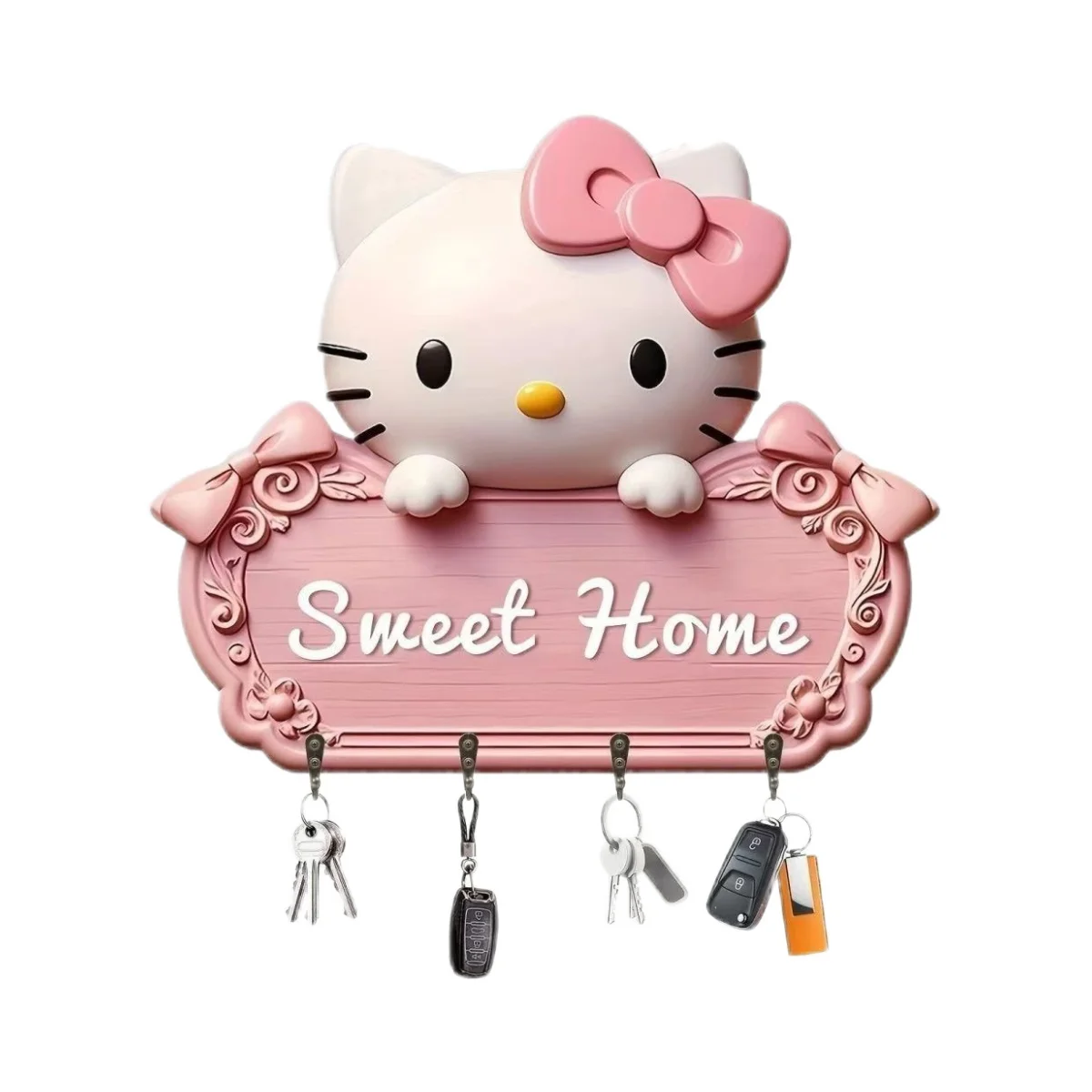 Welcome home hello kitty stuff key hook entrance door decoration wooden surface wall home decoration accessories
Welcome home hello kitty stuff key hook entrance door decoration wooden surface wall home decoration accessories
