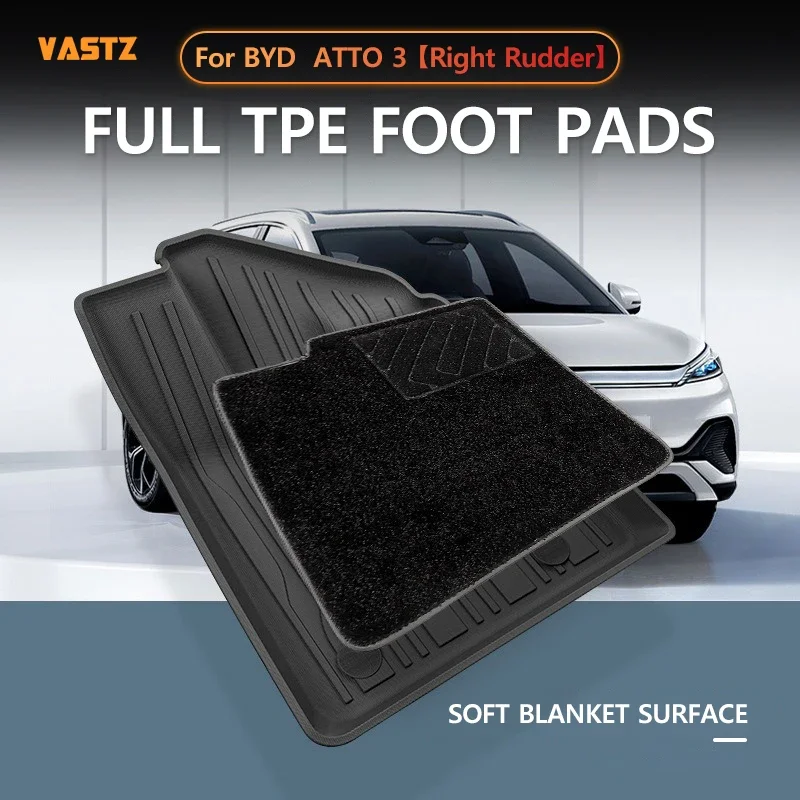 Floor Mats For BYD ATTO 3 Right Rudder 2022-2025 TPE Trunk Pads Soft Blanket Surface Foot Linings Waterproof Car Floor Liners
Floor Mats For BYD ATTO 3 Right Rudder 2022-2025 TPE Trunk Pads Soft Blanket Surface Foot Linings Waterproof Car Floor Liners