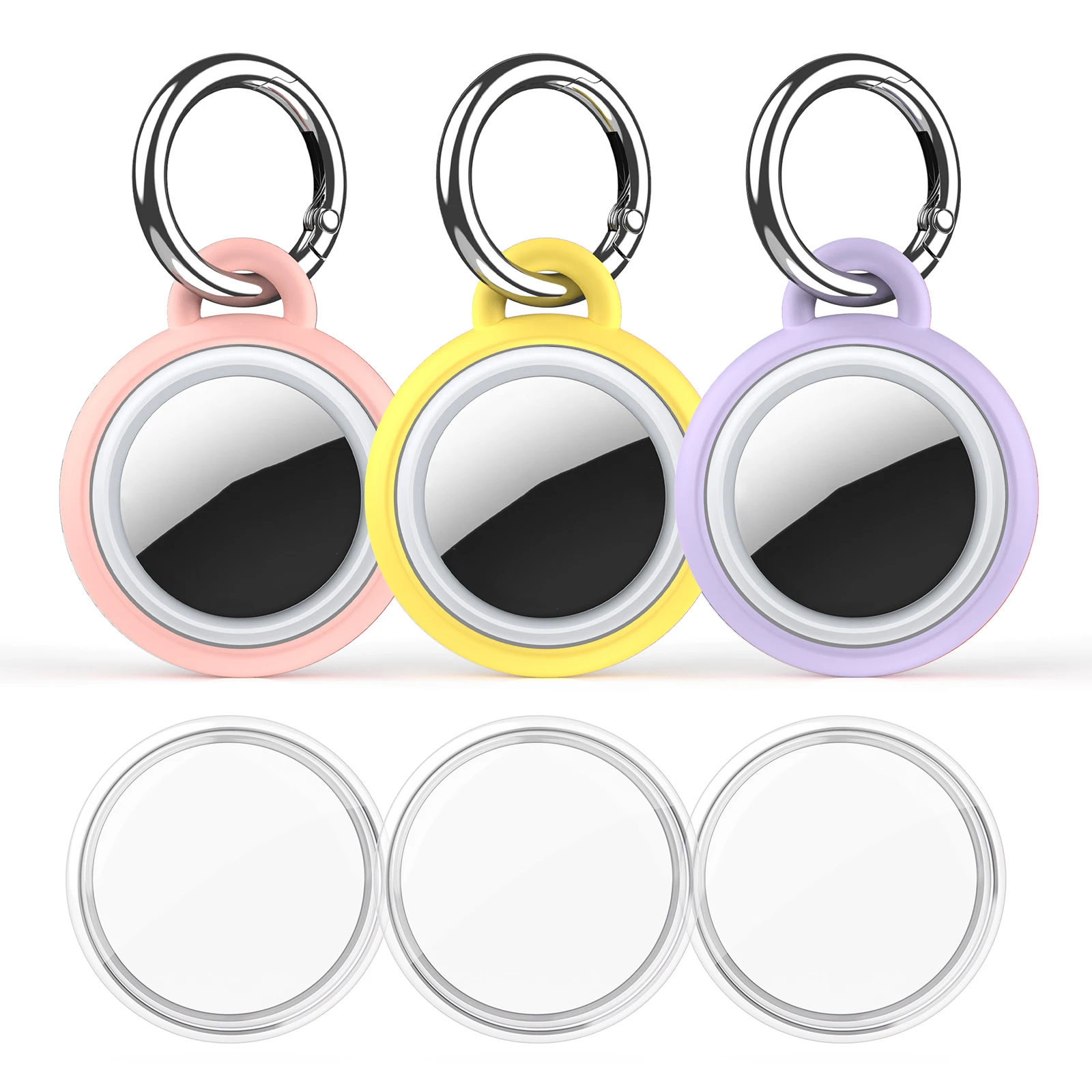 TPU Case with Clear Cover For Apple Airtag Waterproof Anti-scratch Case Anti-Lost Keychain Tracker Protective For Air tag Shell
TPU Case with Clear Cover For Apple Airtag Waterproof Anti-scratch Case Anti-Lost Keychain Tracker Protective For Air tag Shell