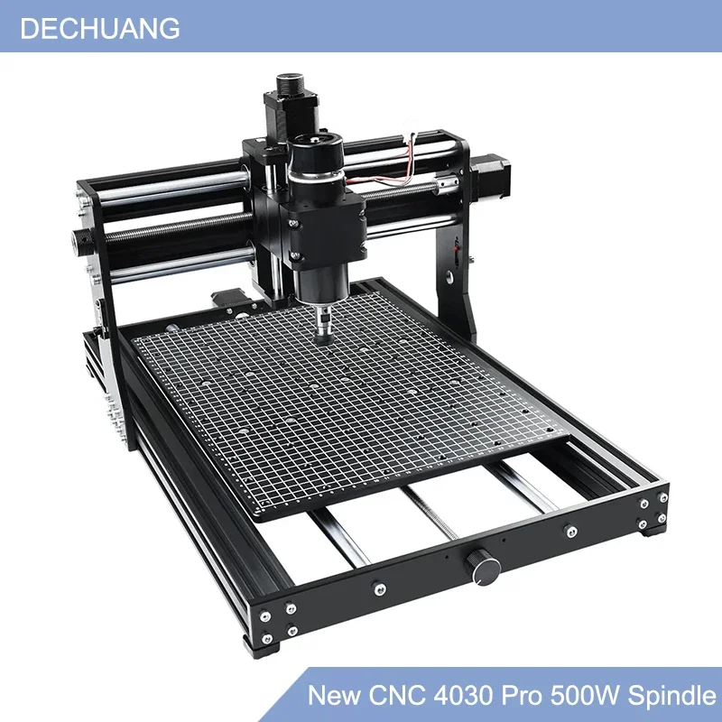 New CNC 4030 Pro Engraving Machine 40W Laser Engraver Working Area 400*300mm 500W Spindle Milling Cutting Machine for Metal Wood
New CNC 4030 Pro Engraving Machine 40W Laser Engraver Working Area 400*300mm 500W Spindle Milling Cutting Machine for Metal Wood