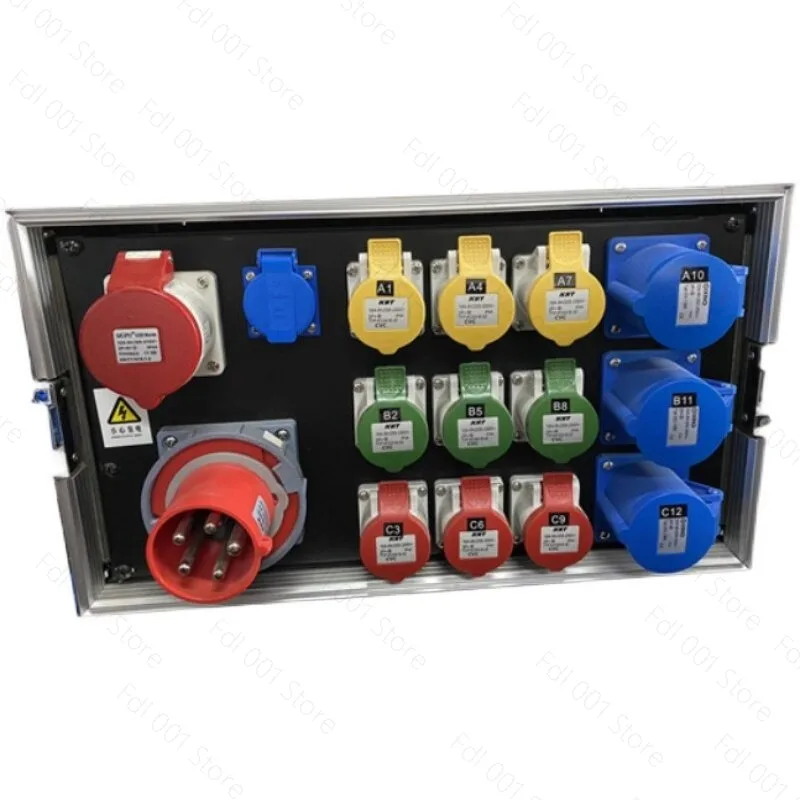 12-Way power box 63A input and return 63A stage lighting and audio large screen distribution line distribution cabinet
12-Way power box 63A input and return 63A stage lighting and audio large screen distribution line distribution cabinet