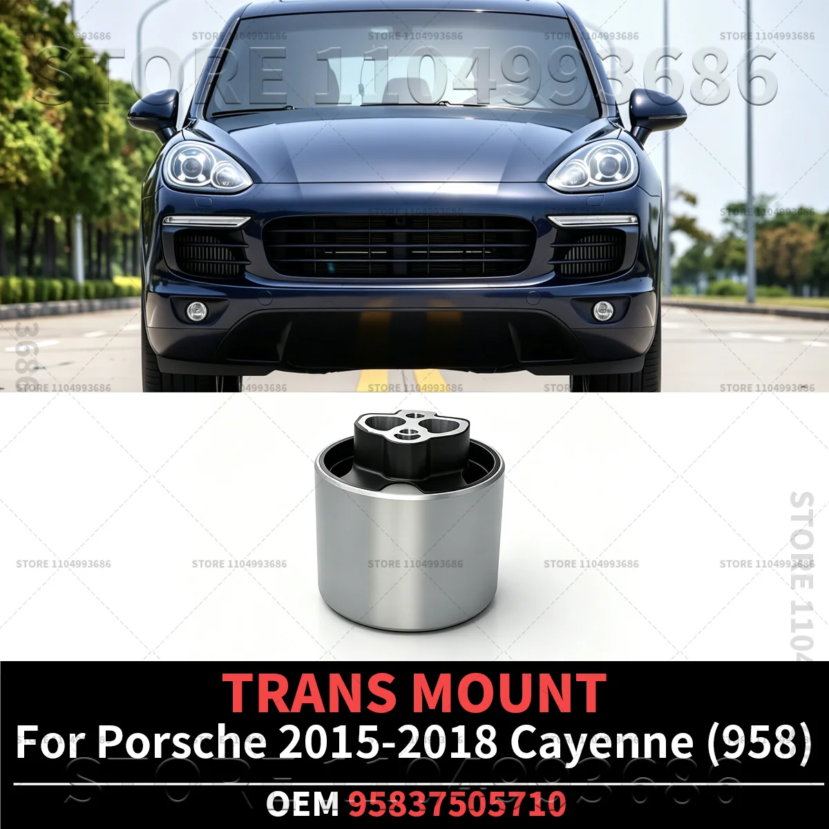 For Porsche 2015 2016 2017 2018 Cayenne Base Turbo S GTS (958) Transmission Bracket Mounting Support Bearing OEM 95837505710
For Porsche 2015 2016 2017 2018 Cayenne Base Turbo S GTS (958) Transmission Bracket Mounting Support Bearing OEM 95837505710