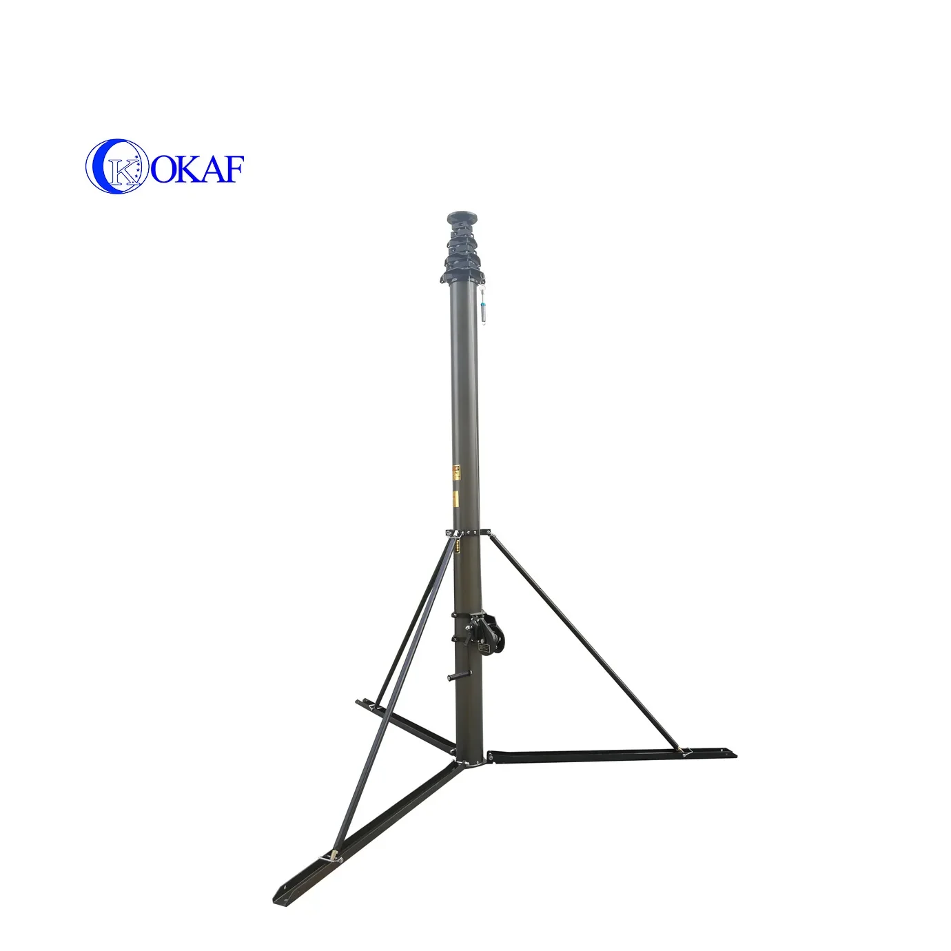16m 52ft Tripod Telescoping Mast Pole Portable Aluminum Hand Winch Crank Up Telescopic Antenna Mast for Meteorological
16m 52ft Tripod Telescoping Mast Pole Portable Aluminum Hand Winch Crank Up Telescopic Antenna Mast for Meteorological