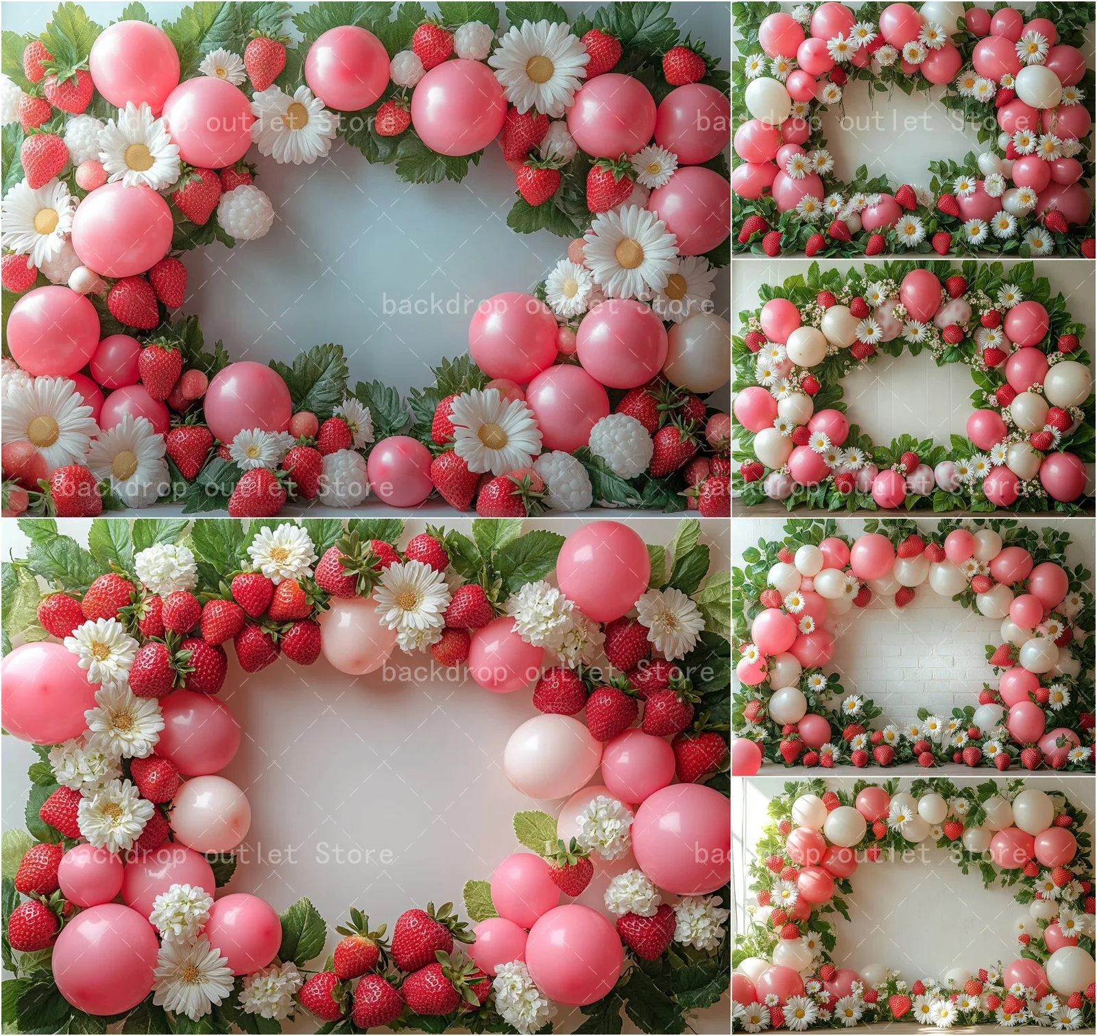 Mehofond Pink Strawberry Balloon Photography Background White Flower Kids Baby Birthday Cake Smash Portrait Backdrop
Mehofond Pink Strawberry Balloon Photography Background White Flower Kids Baby Birthday Cake Smash Portrait Backdrop