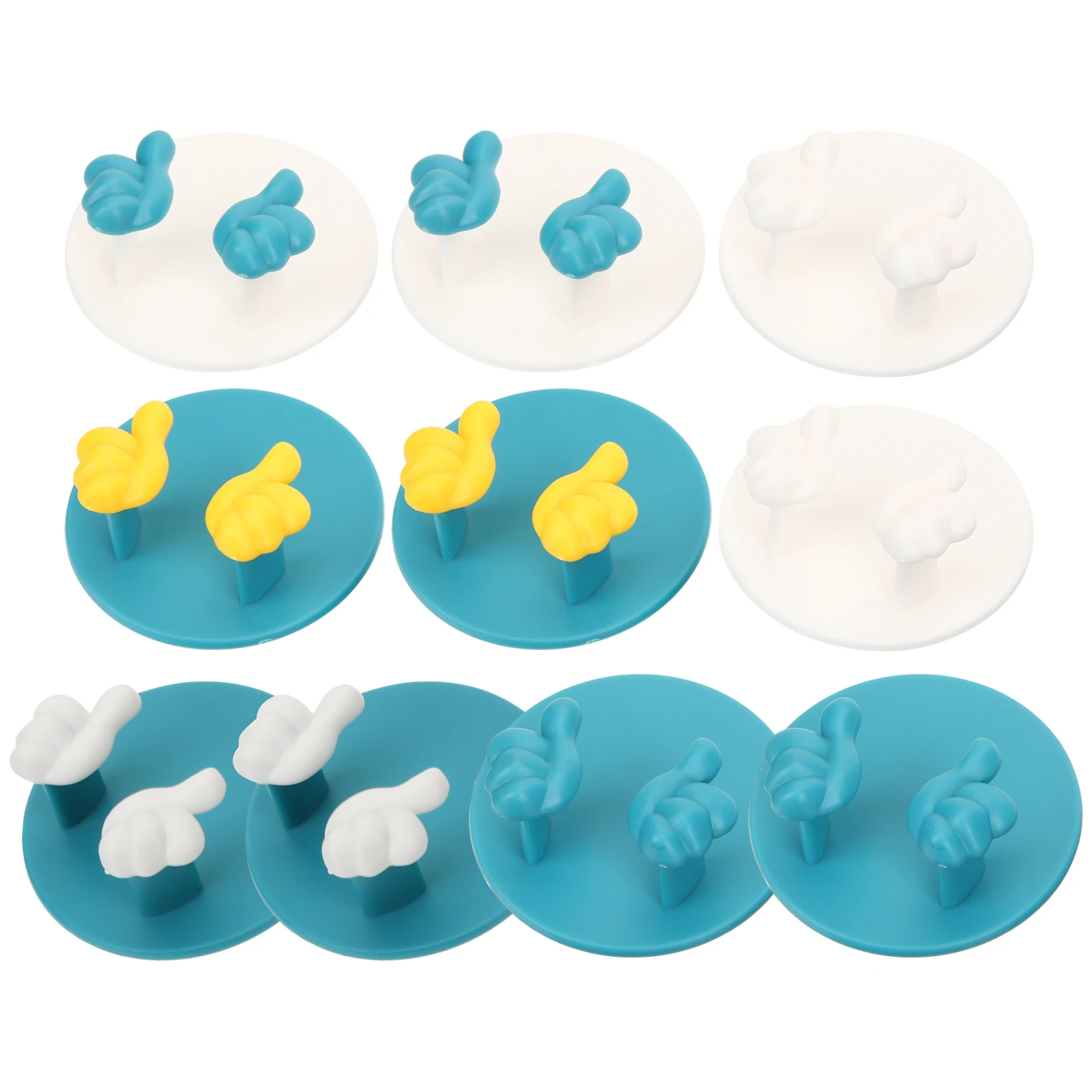 10pcs Thumb Hooks Adhesive Wall Mount Strong Glue Kitchen Bathroom Storage Organizer Self-adhesive Plug Holder Cable Management
10pcs Thumb Hooks Adhesive Wall Mount Strong Glue Kitchen Bathroom Storage Organizer Self-adhesive Plug Holder Cable Management