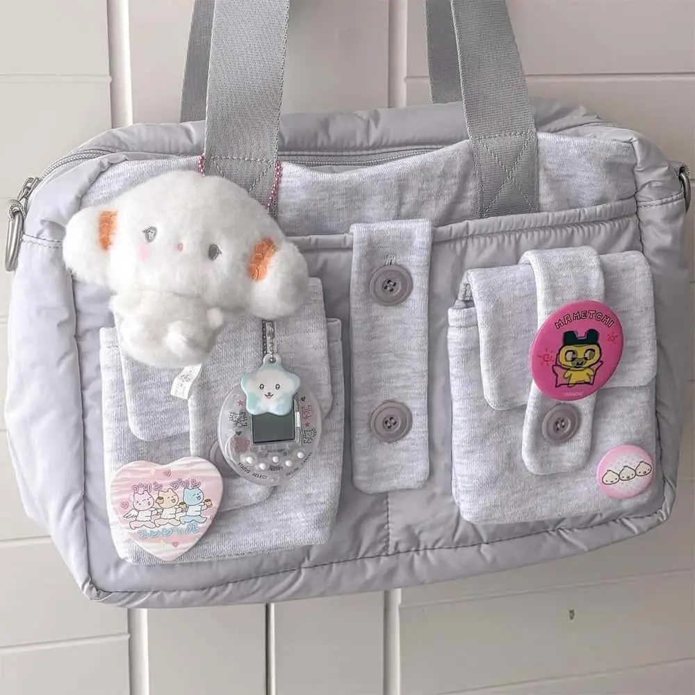 JIAERDI Harajuku Grey Casual Handbag Women High Street Pocket Chic Y2k Shoulder Bags Purse Female Retro Crossbody Bags Aesthetic
JIAERDI Harajuku Grey Casual Handbag Women High Street Pocket Chic Y2k Shoulder Bags Purse Female Retro Crossbody Bags Aesthetic