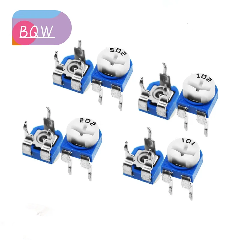 20Pcs RM065 RM-065 Series 100 200 500 1K 2K 5K 10K 20K 50K 100K 200K 500K 1M Ohm Trimpot Trimmer Potentiometer Variable Resistor
20Pcs RM065 RM-065 Series 100 200 500 1K 2K 5K 10K 20K 50K 100K 200K 500K 1M Ohm Trimpot Trimmer Potentiometer Variable Resistor