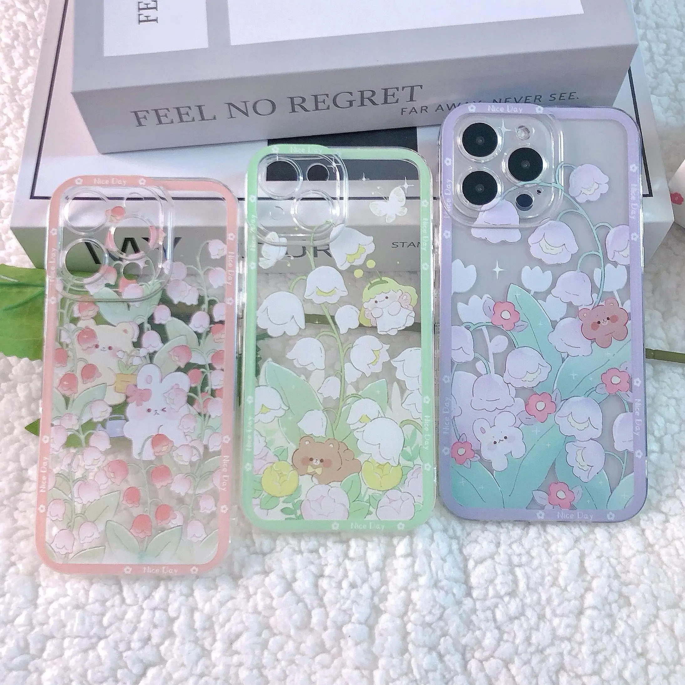 Cute lily of the valley with bear and rabbit iphone 16 pro max, aesthetic floral iphone 15, 14, 12, xr women's phone case
Cute lily of the valley with bear and rabbit iphone 16 pro max, aesthetic floral iphone 15, 14, 12, xr women's phone case