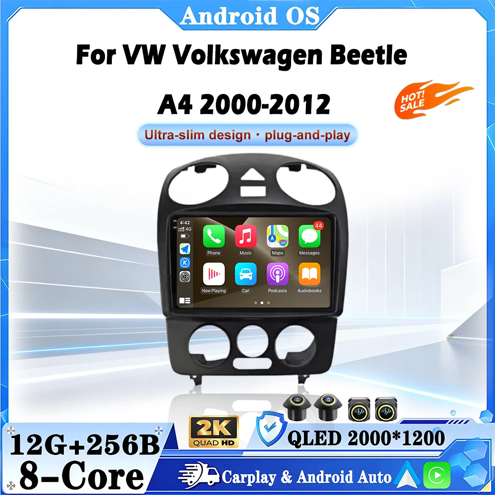 for VW Volkswagen Beetle A4 2000-2012 Car Radio Multimedia Player Android 16 Intelligent System GPS Navi WiFi 4G HD Screen
for VW Volkswagen Beetle A4 2000-2012 Car Radio Multimedia Player Android 16 Intelligent System GPS Navi WiFi 4G HD Screen