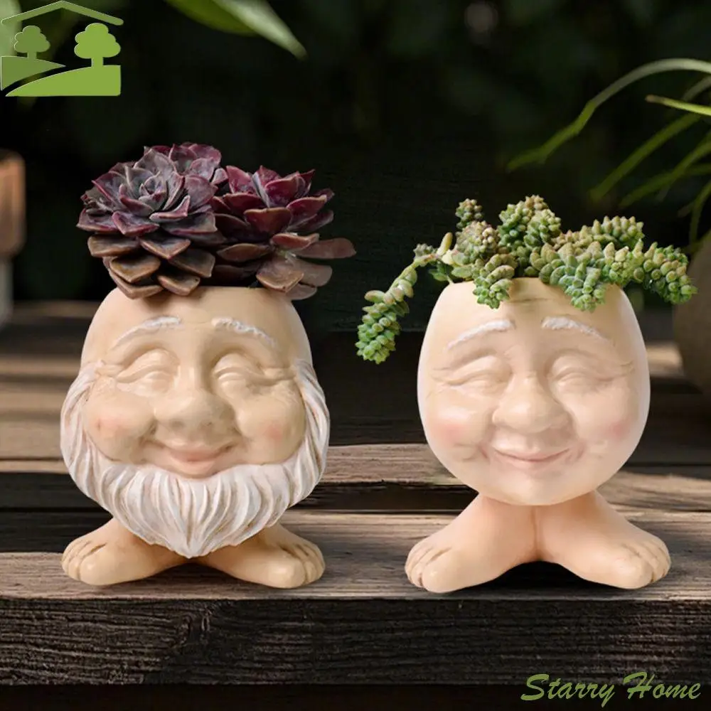 Creative Funny Muggle Face Flower Pot Resin Crafts Handmade Succulent Flowerpot Waterproof Cute Planter Pot Potting Decoration
Creative Funny Muggle Face Flower Pot Resin Crafts Handmade Succulent Flowerpot Waterproof Cute Planter Pot Potting Decoration