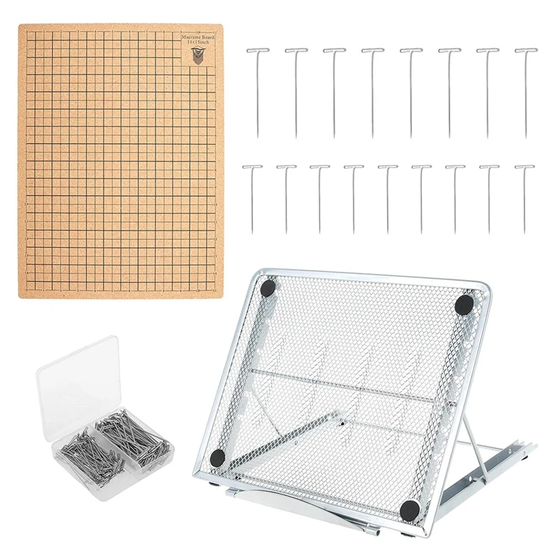 A96I-Macrame Board And 110 Pins,12X16 In Macrame Project Board With Adjustable Holder, For Braiding Bracelet Creating Macrame
A96I-Macrame Board And 110 Pins,12X16 In Macrame Project Board With Adjustable Holder, For Braiding Bracelet Creating Macrame