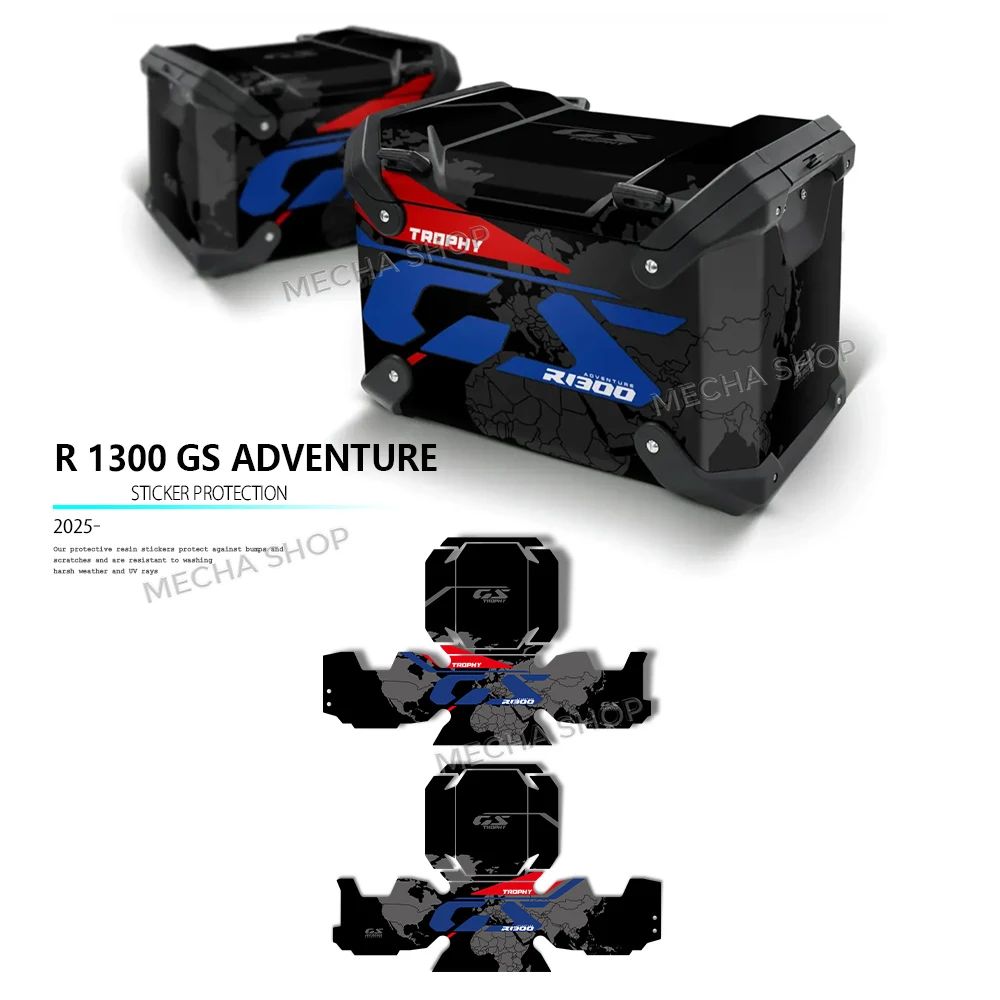 Наклейка-деколь для мотоциклетных кофров R1300GSA R 1300 GS Adventure Trophy, защитная наклейка
Наклейка-деколь для мотоциклетных кофров R1300GSA R 1300 GS Adventure Trophy, защитная наклейка