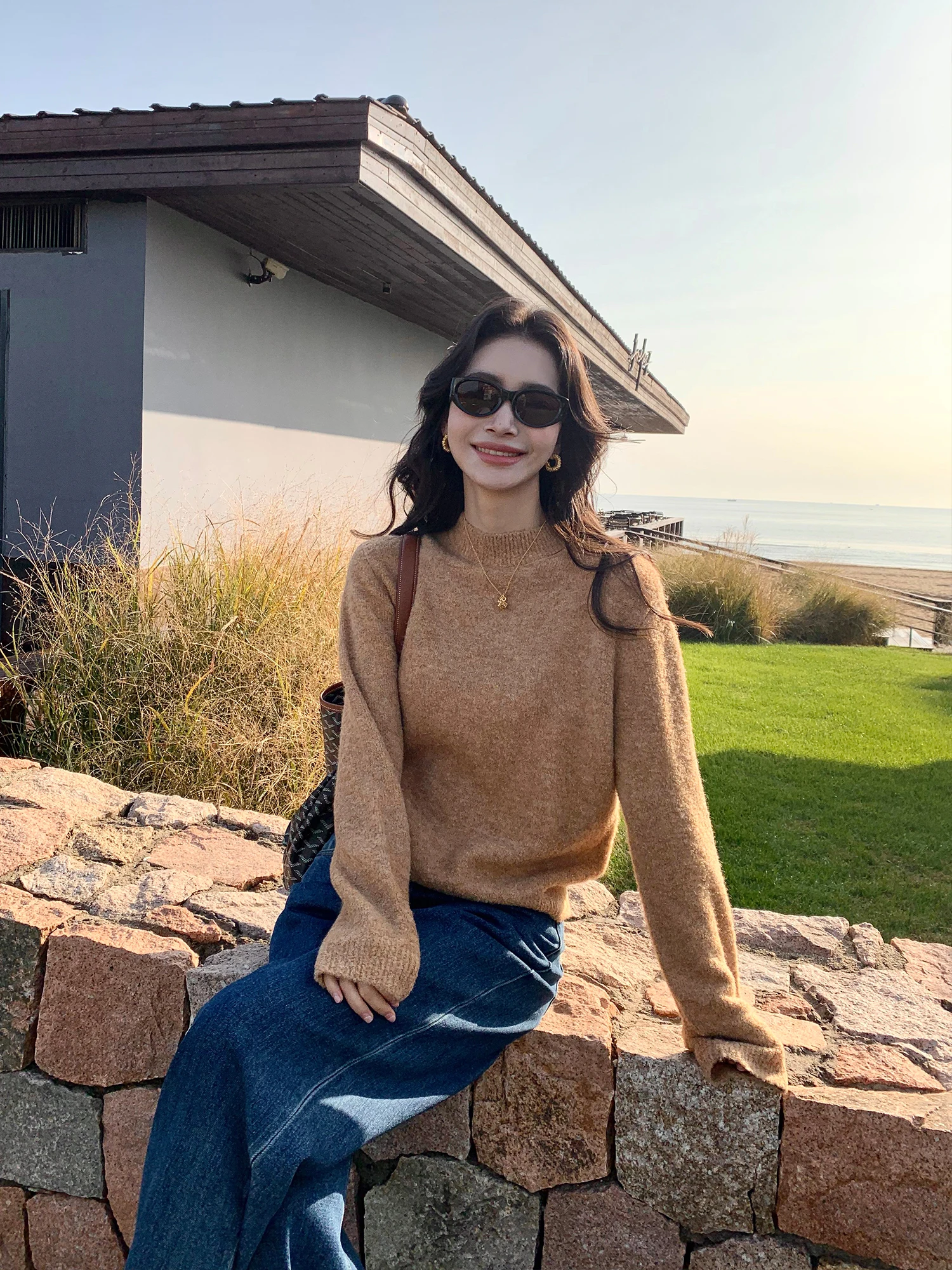 Pusumede Soft Thi Warm f High Ne Knitwear Women's Casual Long Sve Sweater Cozy Inner Wear Winter Faion Top
Pusumede Soft Thi Warm f High Ne Knitwear Women's Casual Long Sve Sweater Cozy Inner Wear Winter Faion Top