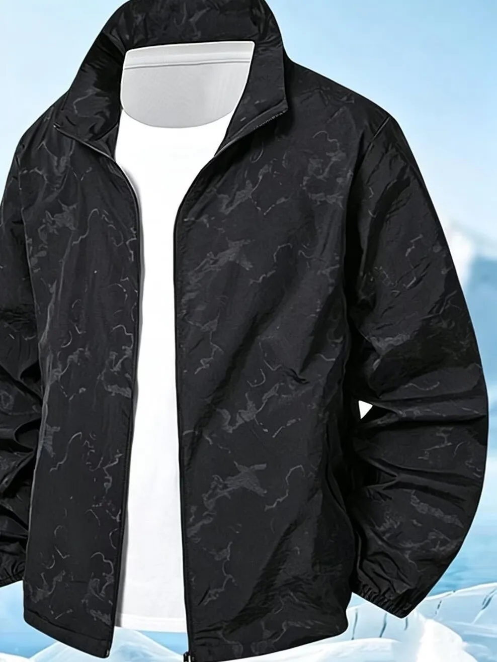 Men's Ice Silk Lightweight Breathable Quick Dry Outdoor Jacket Stand Collar UV Protection Clothing Fashionable Summer Sunscre...
Men's Ice Silk Lightweight Breathable Quick Dry Outdoor Jacket Stand Collar UV Protection Clothing Fashionable Summer Sunscre...