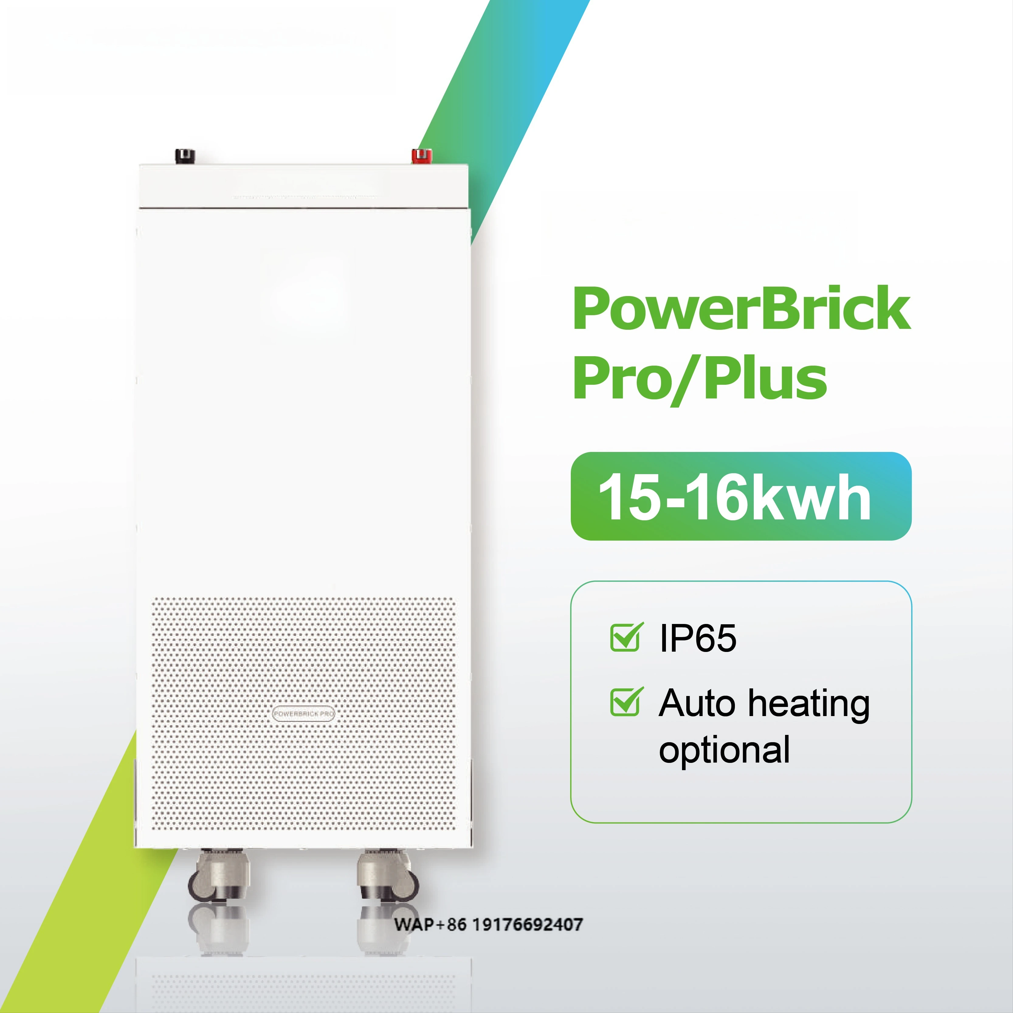 IP65 51.2V 280Ah 314Ah LiFePO4 Battery 15kWh 16kWh Low Voltage Solar Storage Dyness Powerbrick Plus
IP65 51.2V 280Ah 314Ah LiFePO4 Battery 15kWh 16kWh Low Voltage Solar Storage Dyness Powerbrick Plus