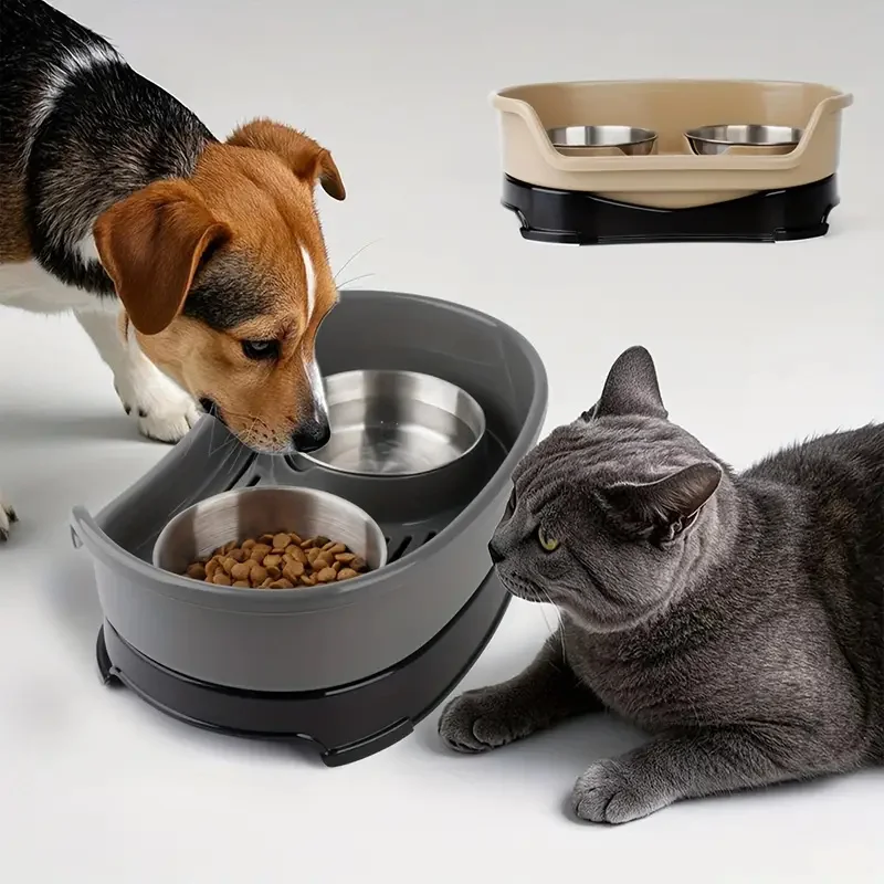 One-piece Pet Bowl, Stainless Steel Dog Bowl, Anti-tip Lift Dog Bowl, Removable Pet Bowl, Double Bowl, Stainless Steel Cat Bowl
One-piece Pet Bowl, Stainless Steel Dog Bowl, Anti-tip Lift Dog Bowl, Removable Pet Bowl, Double Bowl, Stainless Steel Cat Bowl