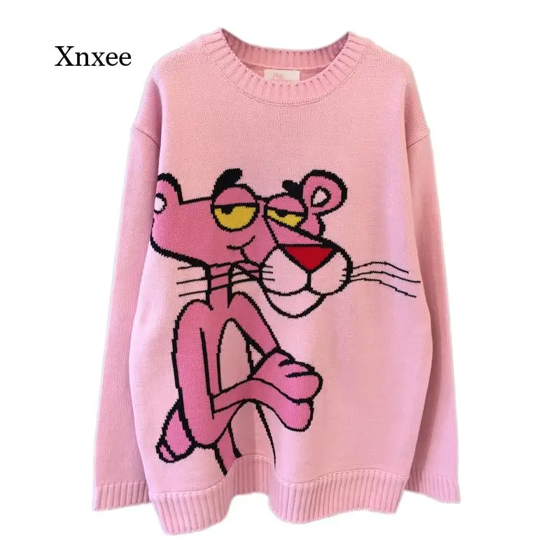 2022 Spring New Cartoon Sweater Korean Women Round Neck Loose Casual Pullover Knitting Sweater Female Tops
2022 Spring New Cartoon Sweater Korean Women Round Neck Loose Casual Pullover Knitting Sweater Female Tops