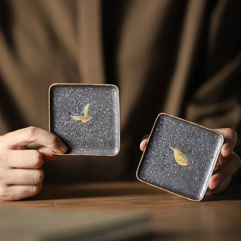 Chinese-style mini dim sum dish Household ceramic tea dish Dry fruit dish Small exquisite pastry tray tray cup holder
Chinese-style mini dim sum dish Household ceramic tea dish Dry fruit dish Small exquisite pastry tray tray cup holder